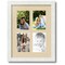 ArtToFrames Collage Photo Picture Frame with 4 - 4x6 inch Openings, Framed in White with Over 62 Mat Color Options and Regular Glass (CSM-3966-2)